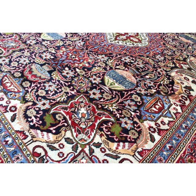 Textile Middle Eastern Wool Rug For Sale - Image 7 of 16