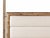 Natural Acacia & Ivory Upholstered Canopy Queen Bed For Sale - Image 4 of 6