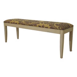 Henkel Harris Paint Frame Upholstered Window Bench For Sale