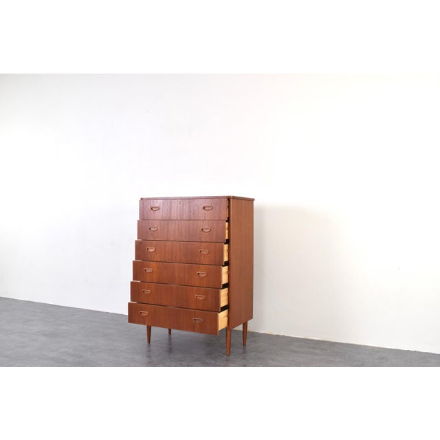 Mid-Century Danish Teak Chest of Drawers, 1960s For Sale - Image 10 of 14