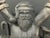 Vintage Hand Carved Wooden Santa Claus Paper Mache Molding Block Sculpture For Sale - Image 4 of 10