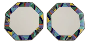 Metropol Cheese Plates by Barbara Brenner for Rosenthal, 1990s, Set of 2