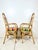 Late 20th Century Vintage Tall Back Rattan Arm Chairs- A Pair For Sale - Image 5 of 12