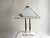 Vintage Table Lamp in Marble Brass and Glass, 1980s For Sale - Image 3 of 8