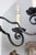 Metal Mid 20th Century French Wrought Iron Chandeliers For Sale - Image 7 of 8