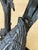 Large Sculptural Tropical Parrot Figure | Patinated Bronze-Tone Bird Sculpture For Sale - Image 4 of 12