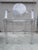 An authentic Kartell Louis Ghost Armchair by Philippe Starck — confirmed via molded maker's marks on the underside. One of...