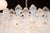 1920s Modernist Opalescent and Clear Murano Glass Barbell Chandelier For Sale - Image 5 of 10