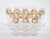 Val Saint Lambert Set of 12 Gilt Gold-Decorated Tableware Flute Service For Sale In New York - Image 6 of 14