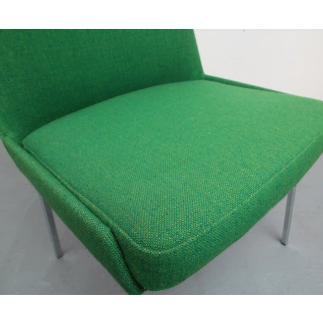Dispo 8 Grass Green Hopsak & Chrome Chair from Mauser, 1960s For Sale - Image 4 of 10