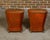 19th Century English Victorian Red Lacquer Cellarettes with Chinoiseries - a Pair For Sale - Image 4 of 12
