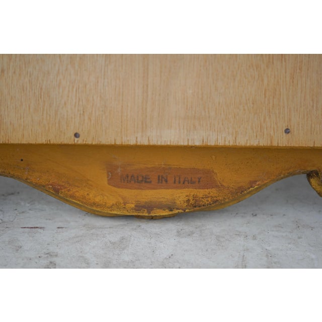 Ornate Wood Carved Frame Gold Rococo Mirror For Sale - Image 11 of 11