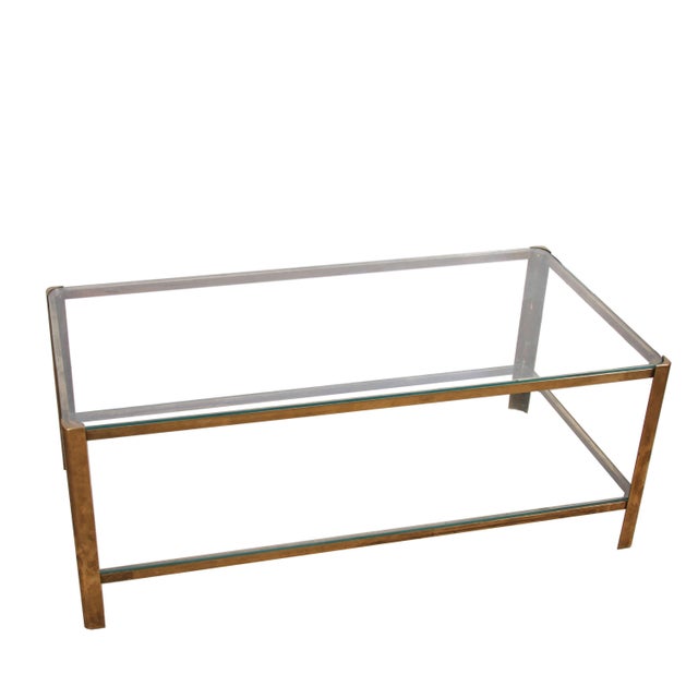 Mid-Century 2-Tier Coffee Table by Jacques Théophile Lepelletier, 1960s For Sale - Image 6 of 6
