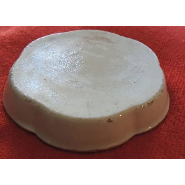 Early 19th Century American Market Chinese Export Porcelain Tea Pot Stand For Sale - Image 9 of 11