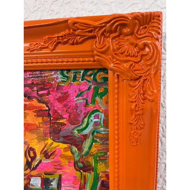 Paint Original Abstract Painting on Canvas "Jump From the Painting" by Serg Graff Coa For Sale - Image 7 of 11