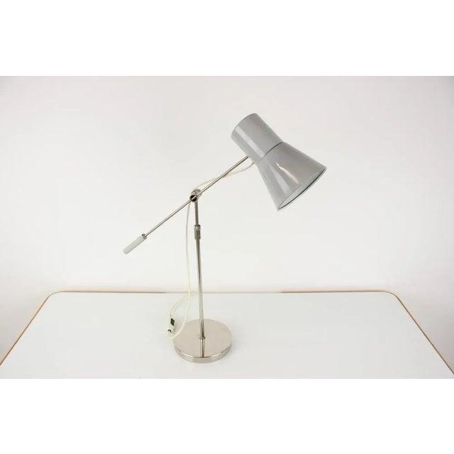 Table Lamp with Adjustable Height, Czechoslovakia, 1960s For Sale - Image 3 of 11