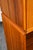 Mid Century Danish Modern Bookshelf Cabinet Teak Shelves Doors MCM Shelf 2 Pc For Sale In Sacramento - Image 6 of 12