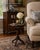 Brown Vintage Petite Georgian Revival Mahogany Wine Table For Sale - Image 8 of 9