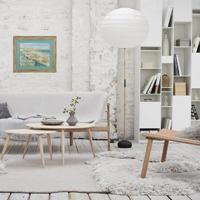 By the Beach Oil on Canvas Painting by André Hambourg For Sale - Image 4 of 13