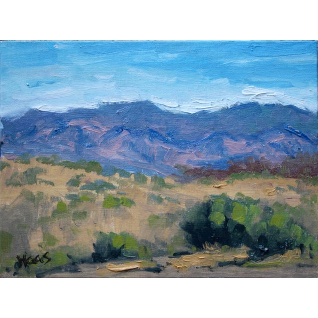 Abstract American Southwest Desert Landscape Oil Painting For Sale