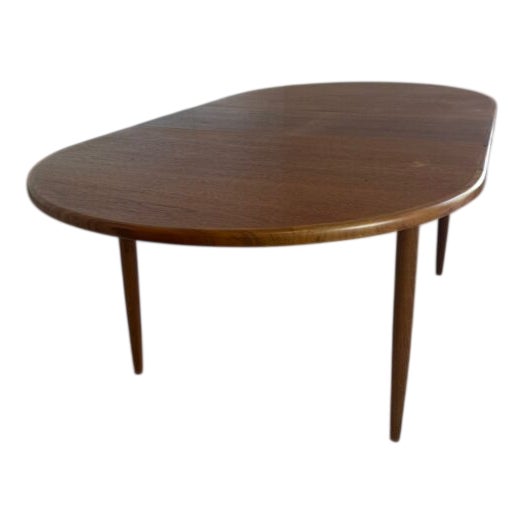 Vintage Danish Teak Dining Table, 1960s For Sale