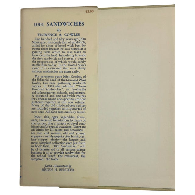 Florence A. Cowles (1878-1958) was an American journalists and cookbook author. Cowles was praised for her work in the...