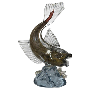 Murano Glass Carp, Italy, Late 20th-Century