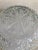 Vintage Cut Glass Serving Bowl For Sale - Image 9 of 9