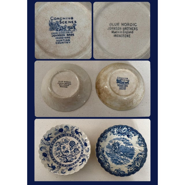 Vintage and Antique Decorative Wall Plate Blue Willow Collection - 11 Plates For Sale - Image 16 of 18