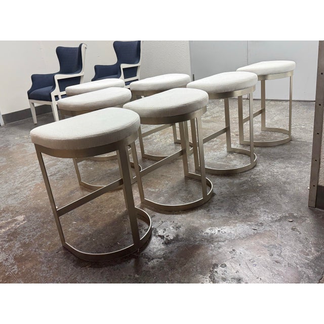 2020s Uttermost Ivanna Counter Stools, Set of Seven For Sale - Image 5 of 12