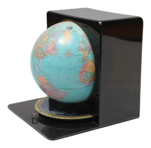 Vintage Globe / Planisphere With Black Acrylic Casing