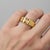 Not Yet Made - Made To Order Citrine Solitaire Ring for Men Silver, Gold, Size 9.5 For Sale - Image 5 of 6