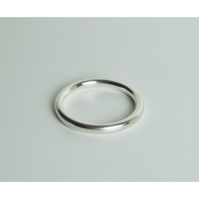 Silver Bangle by Jeweller Leif Bodh Have, Denmark, 1970s For Sale - Image 11 of 11