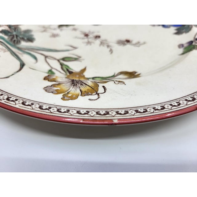 Antique Victorian Plates by Brownfield & Sons, 1880, Set of 8 For Sale - Image 9 of 17