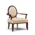 Baker Furniture Company Barbara Barry for Baker Furniture Mahogany Oval X Back Lounge Chairs - Pair For Sale - Image 4 of 12