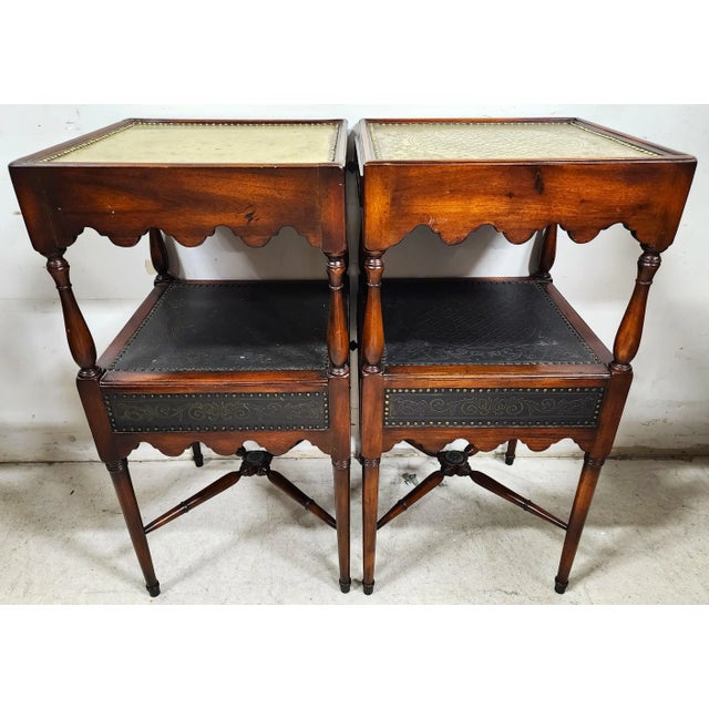 Coffee Theodore Alexander Side Tables Nightstands Armoury Collection For Sale - Image 8 of 12