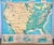 Denoyer-Geppert Vintage 1960’s United States School Wall Map by Denoyer-Geppert For Sale - Image 4 of 12