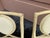 Wood Vintage Ficks Reed Rattan Dining Armchairs With Teardrop Upholstered Backs, a Pair For Sale - Image 7 of 12
