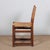 Brown French Straw-Seated Wooden Chairs, 1950s, Set of 6 For Sale - Image 8 of 12