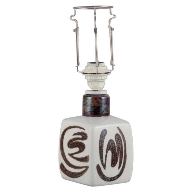 Ceramic Table Lamp by Carl Harry Stålhane for Rörstrand, 1970s For Sale - Image 10 of 10