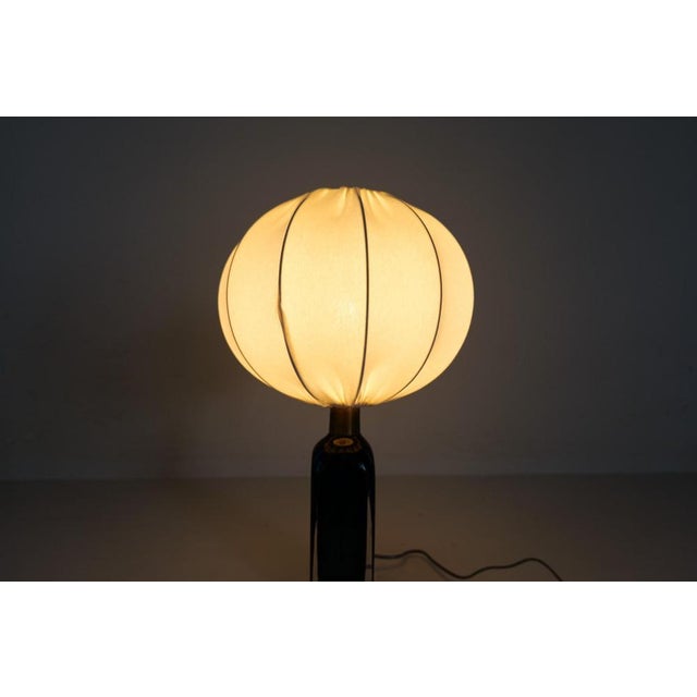Mid-Century Modern Table Lamp attributed to Carl Fagerlund for Orrefors, Sweden Rd 1406, 1960s For Sale - Image 13 of 14
