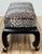 Early 20th Century Vintage Late 20th C Newly Upholstered Leopard Print Velvet Ming Style Rolling Bench For Sale - Image 5 of 10