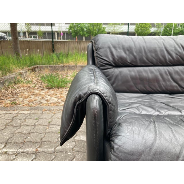 Wood Modular Leather Sofa from Dreipunkt International, 1970s, Set of 5 For Sale - Image 7 of 18
