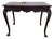 Vintage Writing Desk Table With Ornate Carved Floral Scrollwork. For Sale