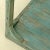 Wood Artisan-Carved Soft Aqua Wood Side Table — Grounded Anchor For Sale - Image 7 of 8
