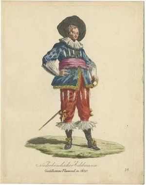 Dutch Nobleman in 1620, 1805, Paper