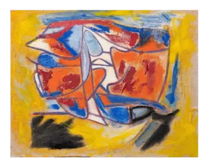Giorgio Lo Fermo - Abstract Composition - Original Oil Paint - 2018