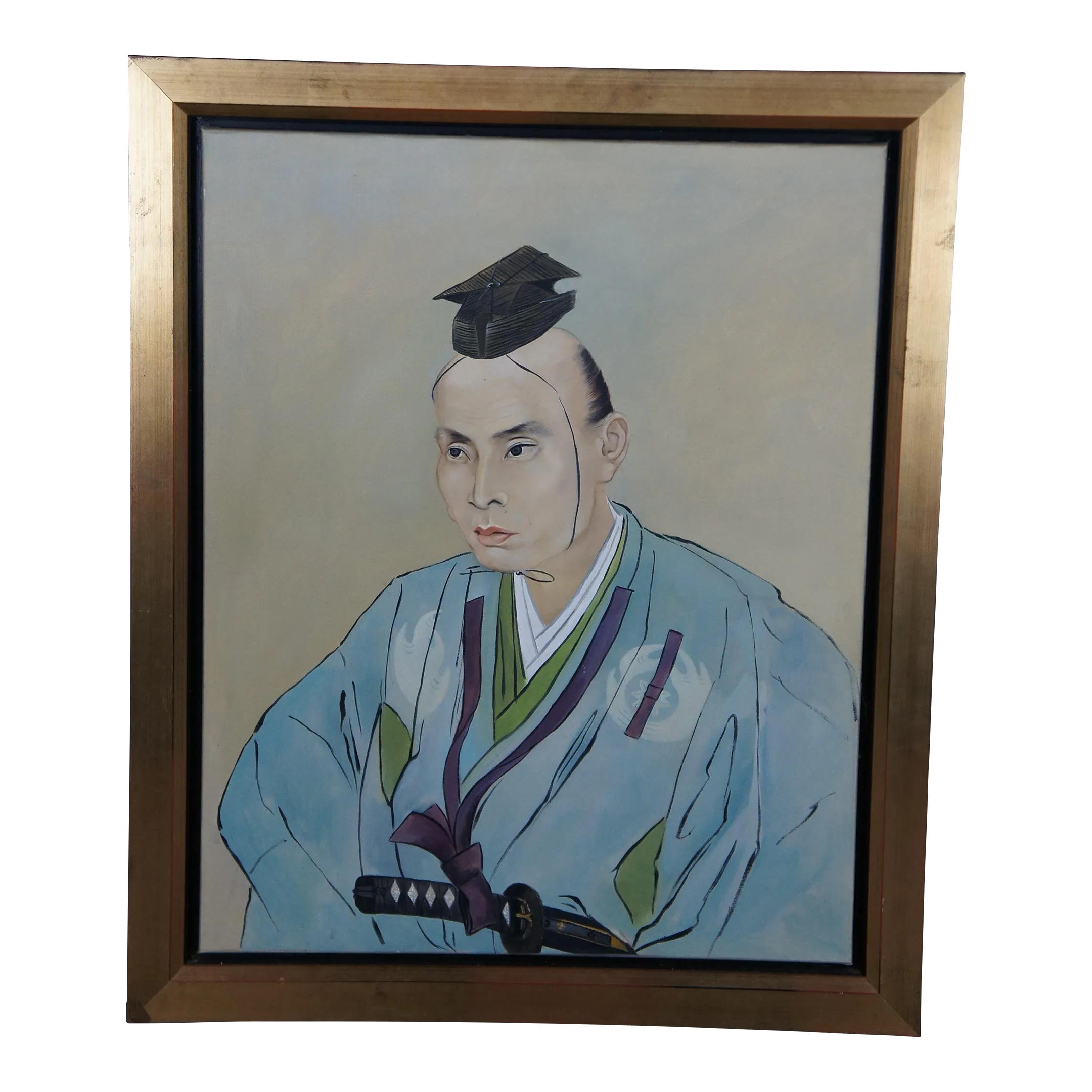 絵画 Portrait samurai-takami-senseki-