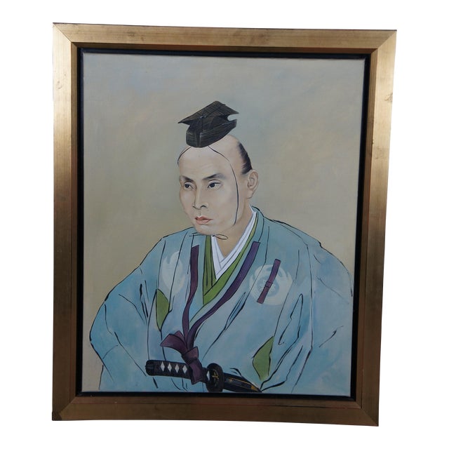 日本画デッサン画⑦ Samurai Takami Senseki Portrait After Watanabe Kazan Dutch