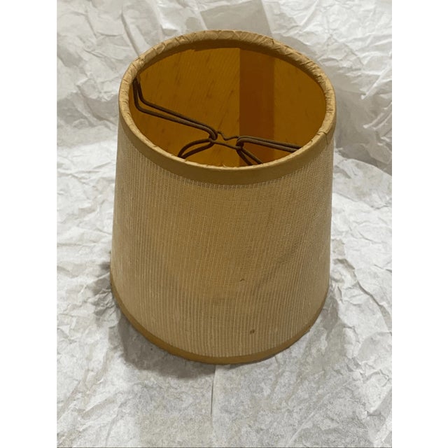 Rustic Vintage Rustic Style Barrel Fabric Lamp Shade For Sale - Image 3 of 7